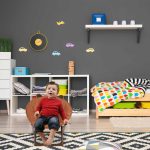 Scaun camping pliabil pentru copii, cu model ursulet, maro, 48 x 51 x 48 cm - imagine 2
