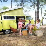 Scaun camping pliabil pentru copii, cu model ursulet, maro, 48 x 51 x 48 cm - imagine 3