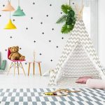 Cort de joaca pentru copii, Relaxdays, din in, alb/gri, 115 x 115 x 160 cm - imagine 2
