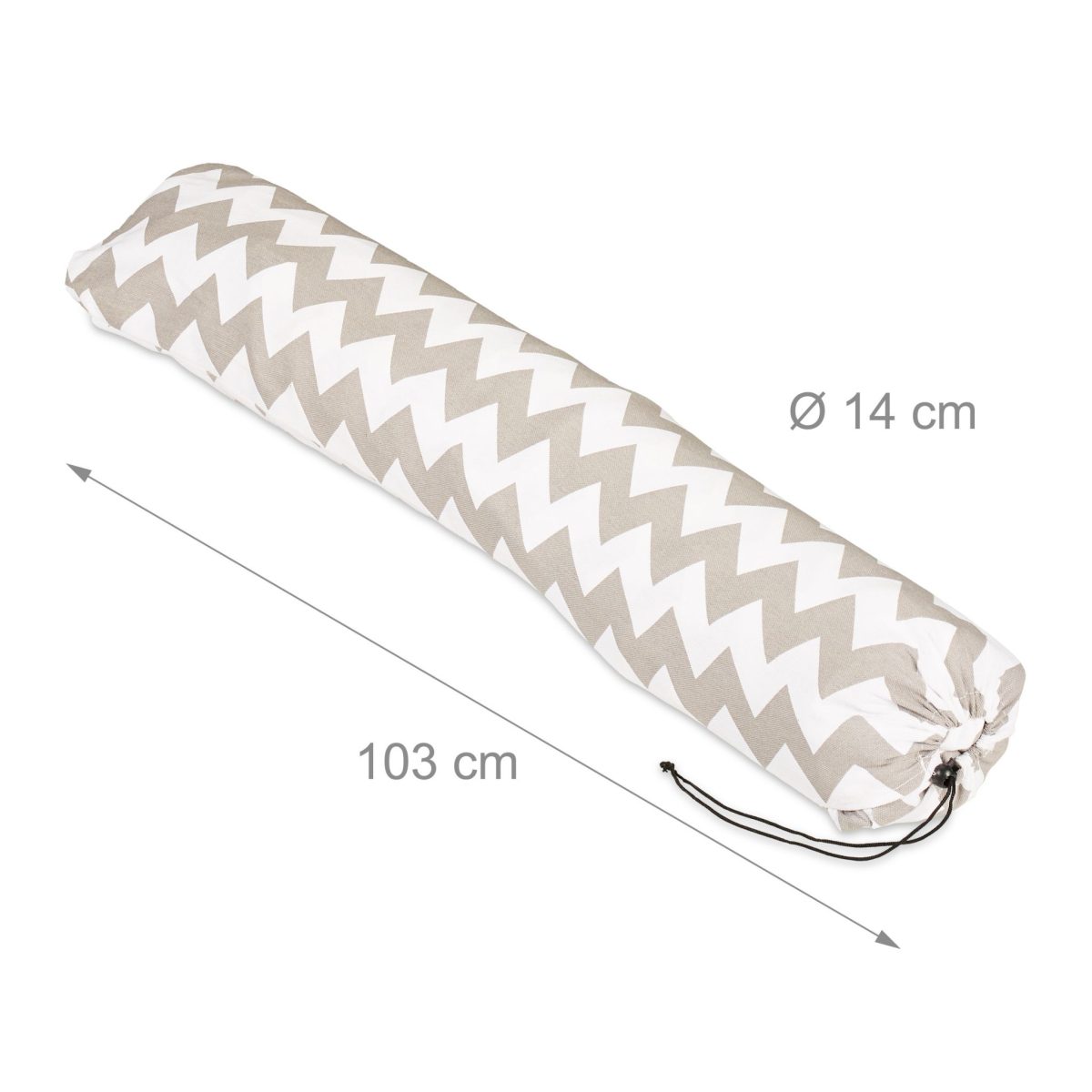 Cort de joaca pentru copii, Relaxdays, din in, alb/gri, 115 x 115 x 160 cm - imagine 5