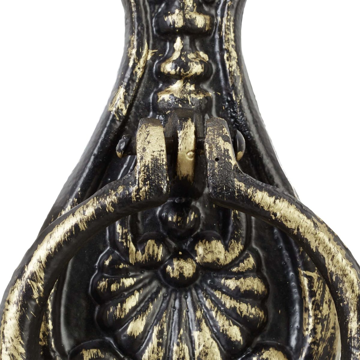 Batator de usa, design antic, din fonta, negru/bronz, 24 x 8,5 x 3 cm - imagine 8