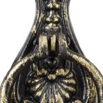 Batator de usa, design antic, din fonta, negru/bronz, 24 x 8,5 x 3 cm - imagine 8