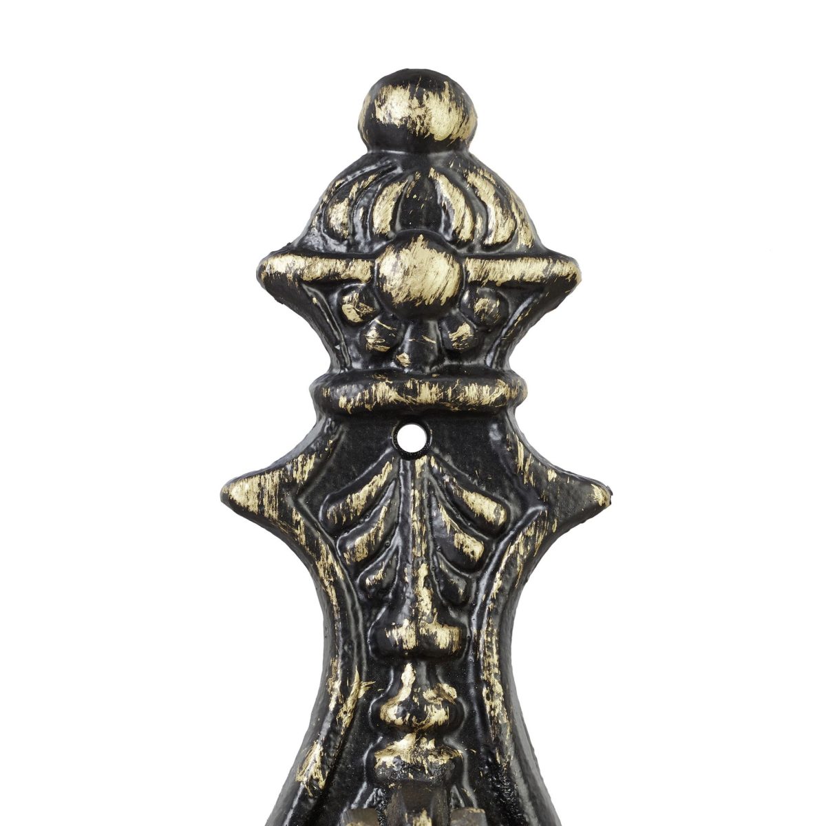 Batator de usa, design antic, din fonta, negru/bronz, 24 x 8,5 x 3 cm - imagine 9