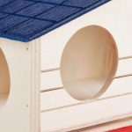 Casuta pentru hamster, Lemn, 16.5 x 17 x 15 cm - imagine 8