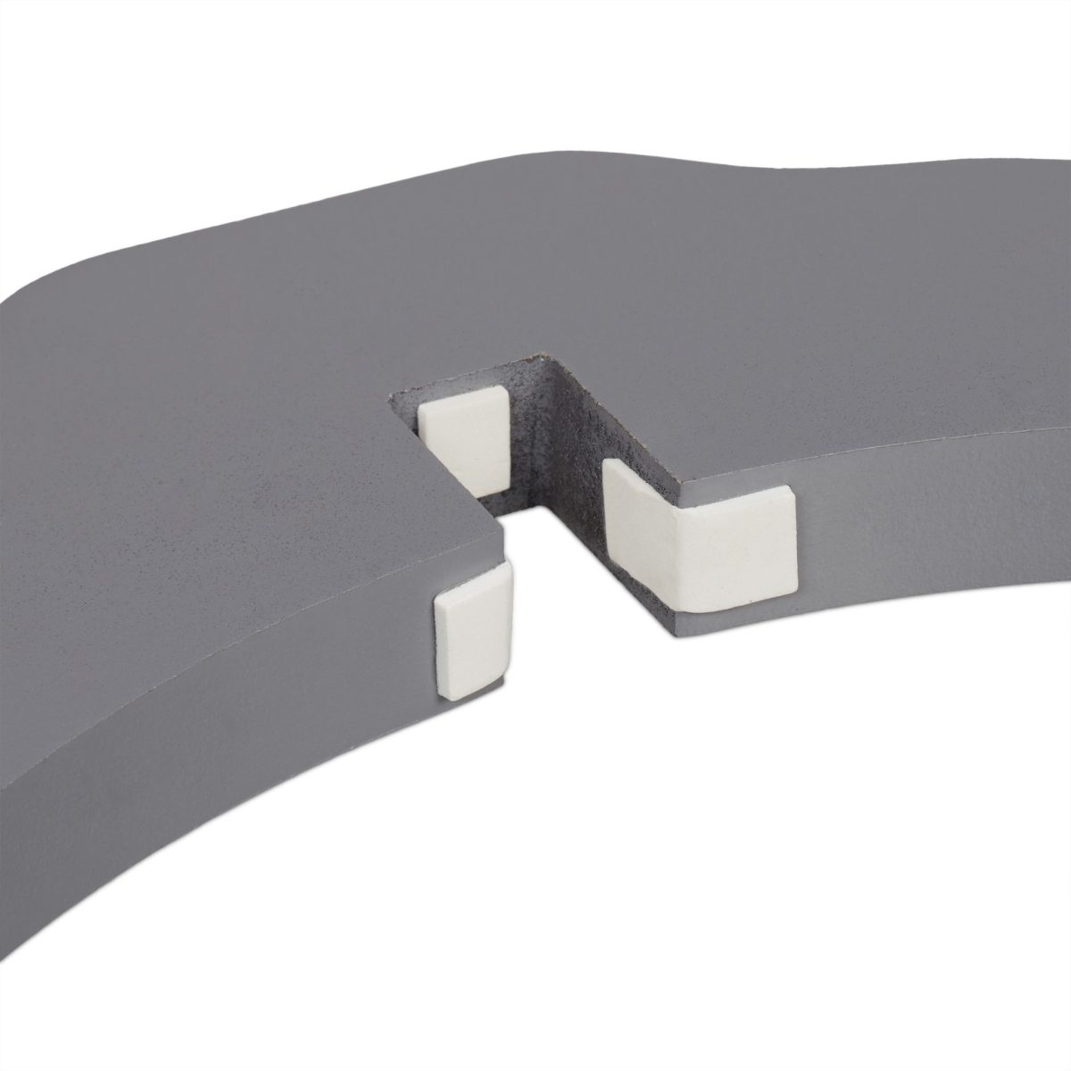Gard de siguranta pentru copii sau animale de casa, Relaxdays, lungime maxima 154 cm, MDF, gri - imagine 7