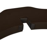 Gard de siguranta pentru copii sau animale de casa, Relaxdays, H 92 cm, lungime maxima 154 cm, MDF, maro - imagine 7