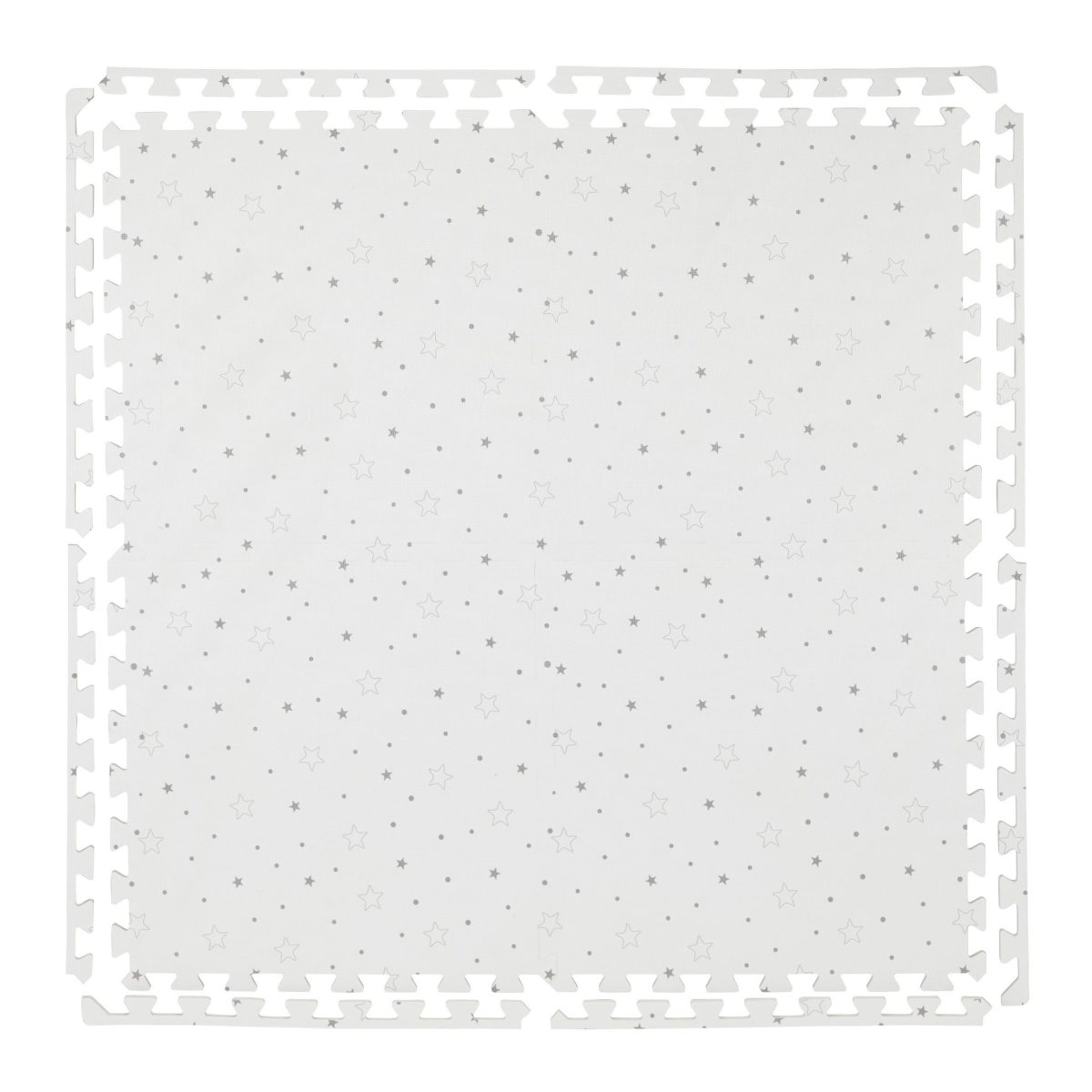 Covoras din spuma EVA Relaxdays, gri, cu stelute, 100 x 196 cm - imagine 5