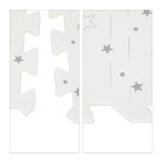 Covoras din spuma EVA Relaxdays, gri, cu stelute, 100 x 196 cm - imagine 7