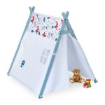 Cort de joaca pentru copii Relaxdays, multicolor, bumbac, 137 x 111 x 130 cm
