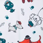 Cort de joaca pentru copii Relaxdays, multicolor, bumbac, 137 x 111 x 130 cm - imagine 6