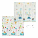 Covoras din spuma XPE Relaxdays, multicolor, moale, 195 x 175 cm