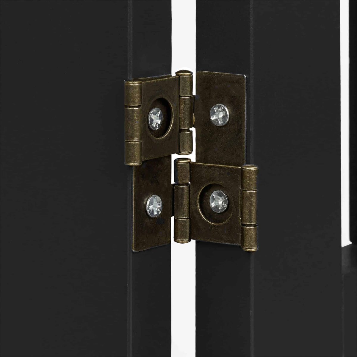 Poarta de siguranta pentru copii sau animale de casa, Relaxdays, H 70 cm, lungime maxima 154 cm, MDF si bambus, negru - imagine 7