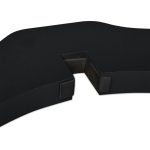 Poarta de siguranta pentru copii sau animale de casa, Relaxdays, H 70 cm, lungime maxima 154 cm, MDF si bambus, negru - imagine 8