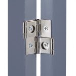 Poarta de siguranta pentru copii sau animale de casa, Relaxdays, H 70 cm, lungime maxima 154 cm, MDF si bambus, gri - imagine 7