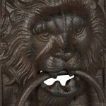 Batator de usa, design antic, din fonta,  19,5 x 12 x 6 cm, maro inchis - imagine 6