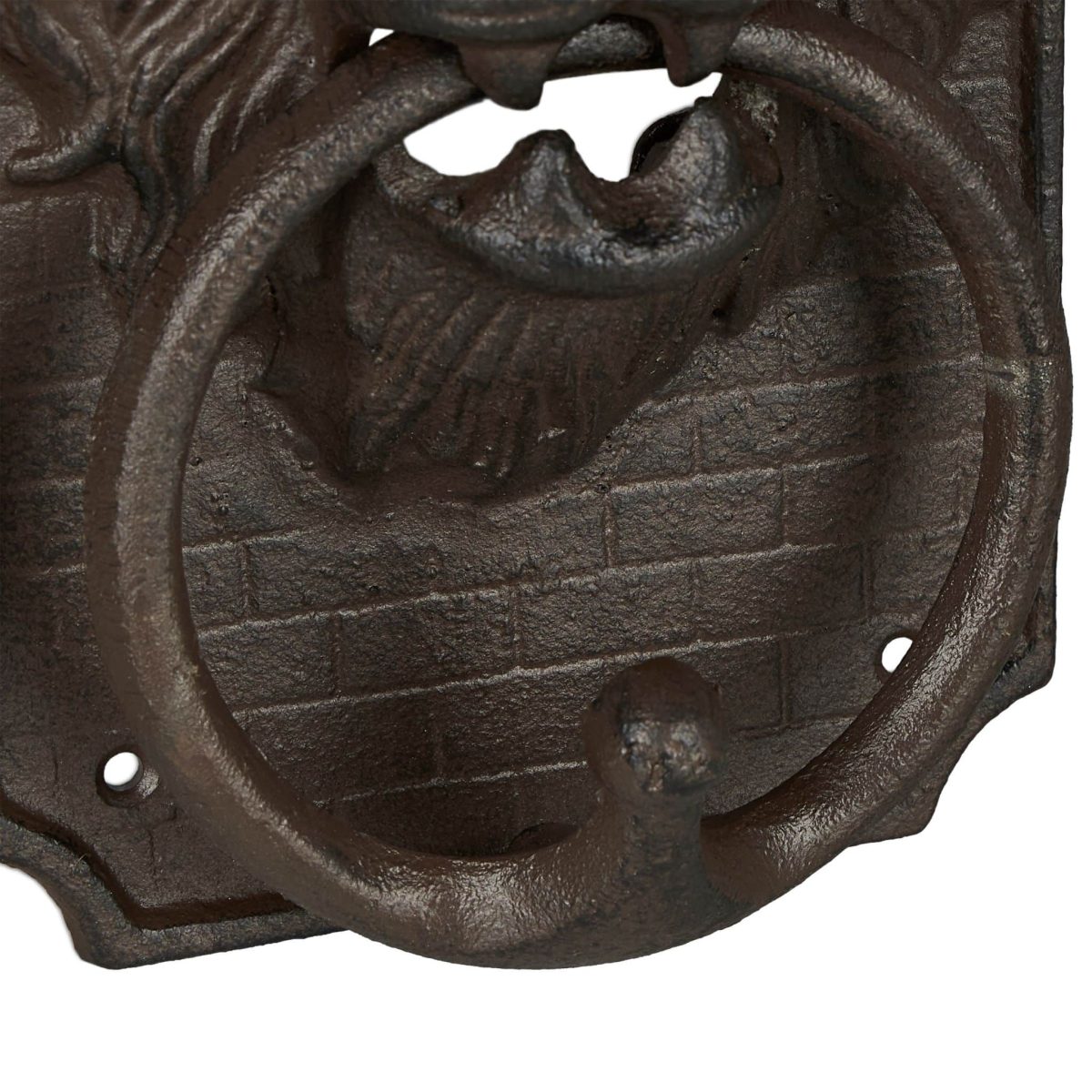 Batator de usa, design antic, din fonta,  19,5 x 12 x 6 cm, maro inchis - imagine 7