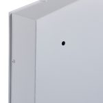 Cutie postala cu aspect vintage alba, pentru exterior, dimensiuni 31,5 x 23 x 9 cm, alb, Relaxdays - imagine 8