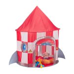 Cort de joaca pentru copii Relaxdays, multicolor, poliester, 100 x 100 x 130 cm - imagine 2