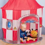 Cort de joaca pentru copii Relaxdays, multicolor, poliester, 100 x 100 x 130 cm - imagine 3