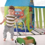 Cort de joaca pentru copii Relaxdays, poliester, multicolor, 146 x 75 x 109 cm - imagine 3