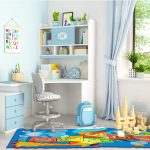 Covoras pentru copii cu animale si numere, din poliester/plastic, 0,4 x 67 x 179 cm, pentru dezvoltarea imaginatiei si mobilitatii cu ajutorul sotronului - imagine 2