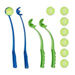 Jucarii pentru caini, alergare dupa minge, Relaxdays, multicolor