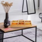 Tava de servire cu 6 boluri, din bambus, natur, 5, 5 x 47 x 32, 5 cm - imagine 5