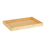 Tava de servire cu 6 boluri, din bambus, natur, 5, 5 x 47 x 32, 5 cm - imagine 6
