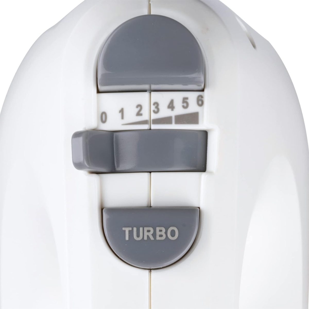 Mixer electric de mana, 250 W, 6 viteze si buton Turbo, alb - imagine 4