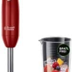 Mixer vertical, 500W,  2 viteze, pahar gradat 700ml, rosu/negru