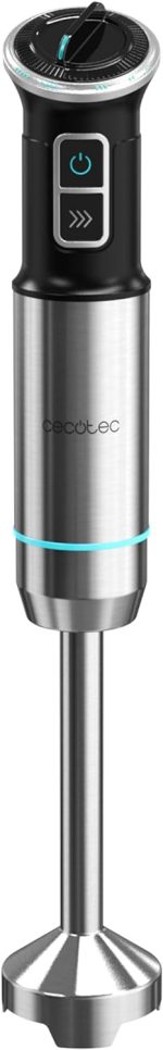 Blender de mana Cecotec Power Neutron,1100 W, lumini LED cu indicator de putere, negru/argintiu - imagine 11