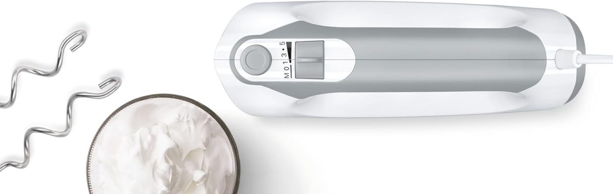 Mixer manual, Bosch, 450 W, Alb/Gri - imagine 4