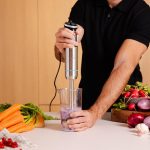 Blender de mana Cecotec Power Neutron,1100 W, lumini LED cu indicator de putere, negru/argintiu - imagine 6