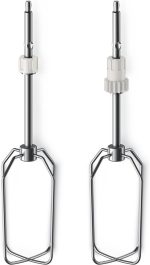 Mixer de mana Philips 5000 Series HR3741/00, 450W, 5 viteze, functie Turbo, Alb/Gri - imagine 3
