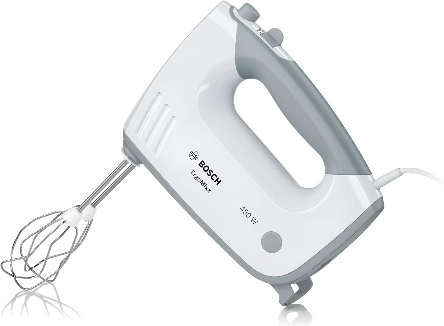 61awG3BOB4L._AC_SL1500_ Mixer manual, Bosch, 450 W, Alb/Gri - imagine 1