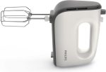 Mixer de mana Philips 5000 Series HR3741/00, 450W, 5 viteze, functie Turbo, Alb/Gri - imagine 4