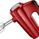 Mixer de mana, 5 setari de viteza, functie turbo, 350 wati, rosu/negru