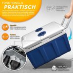 Lada frigorifica electrica 40L cu roti, pentru masina si priza, raceste cu pana la 18°C ​​sub temperatura exterioara si incalzeste pana la 65°C - imagine 3
