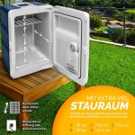 Lada frigorifica electrica 40L cu roti, pentru masina si priza, raceste cu pana la 18°C ​​sub temperatura exterioara si incalzeste pana la 65°C - imagine 5