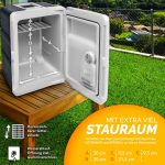 Lada frigorifica electrica 40L cu roti, pentru masina si priza, raceste cu pana la 18°C ​​sub temperatura exterioara si incalzeste pana la 65°C, gri - imagine 5