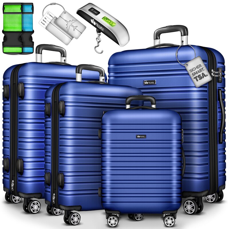 tillvexz-reisekoffer-set-4-tlg-blau-koffer-hartschale-trolley-kofferset-tasche-s-m-l-xl