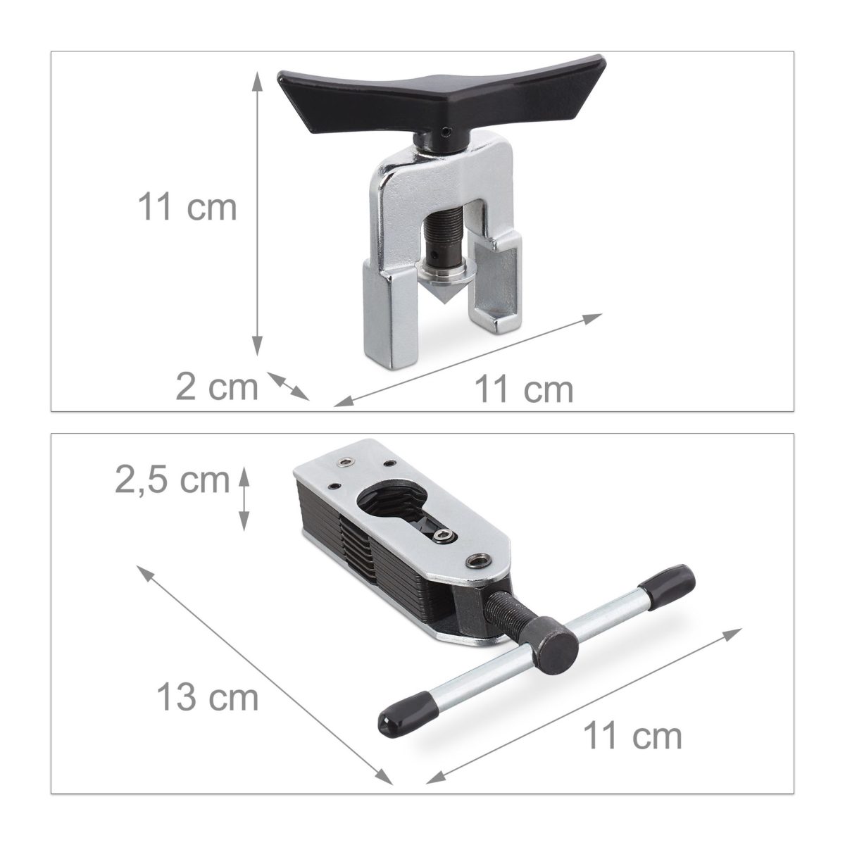 Dispozitiv pentru bercuit, flansare, conducte de frana si aer conditionat, universal 4,7 - 16 mm - imagine 4