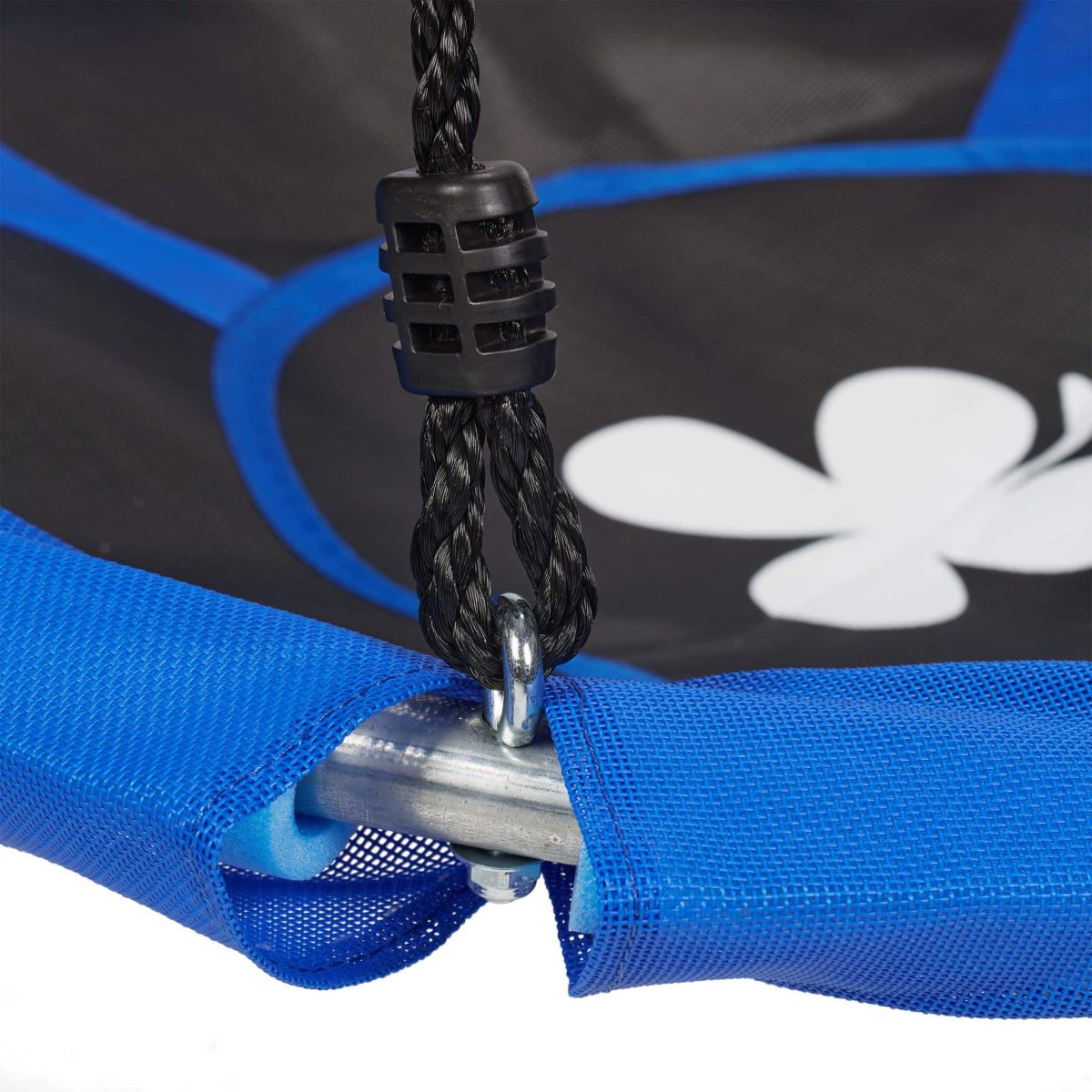 Leagan pentru copii Relaxdays, tip disc, diametru 120 cm, sarcina maxima 100 kg, mov - imagine 6
