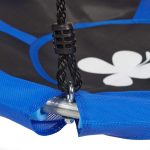 Leagan pentru copii Relaxdays, tip disc, diametru 120 cm, sarcina maxima 100 kg, mov - imagine 6