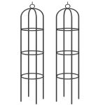 Set 2 arcade pentru flori cataratoare, obelisc, 200 x 40 cm
