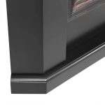 Semineu electric de colt DeLuxe Artlife, negru, LED 13 culori, telecomanda, afisaj LCD, incalzire 15-30 °C, 5 niveluri luminozitate, lemn MDF - imagine 4