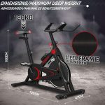 Bicicleta cu afisaj LCD, Physionics, Negru/Rosu - imagine 5