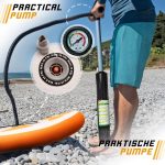 ‎SPlaca de surf, Sup gobflabila, 320 x 80 x 15 cm, portocaliu - imagine 5