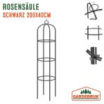 Set 2 arcade pentru flori cataratoare, obelisc, 200 x 40 cm - imagine 7