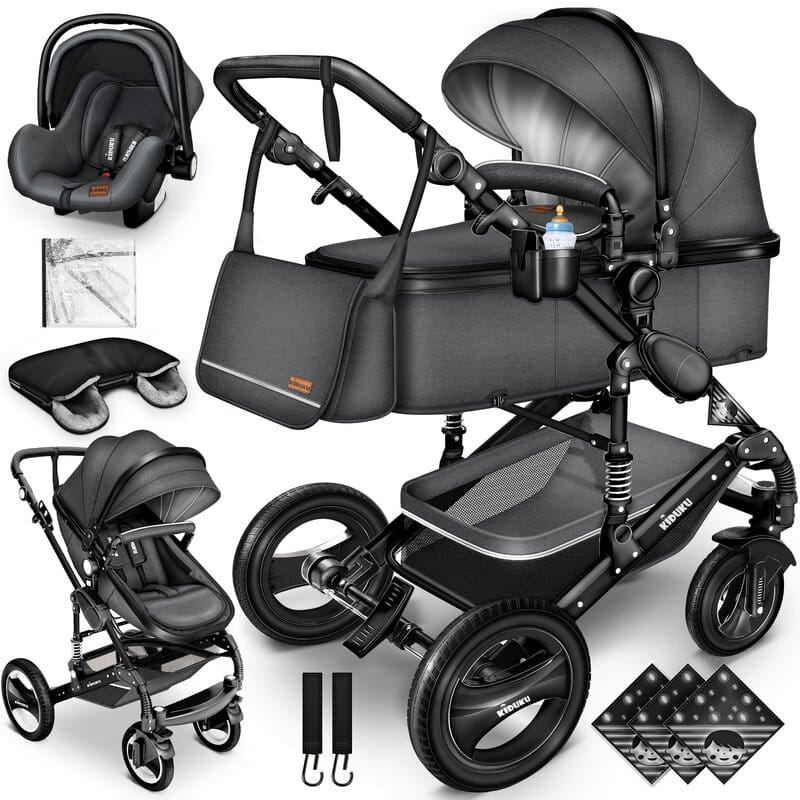 kidukuz-3-in-1-kombi-kinderwagen-anthrazit-schwarz-buggy-reisebuggy-inkl-auto-babyschale-faltbar